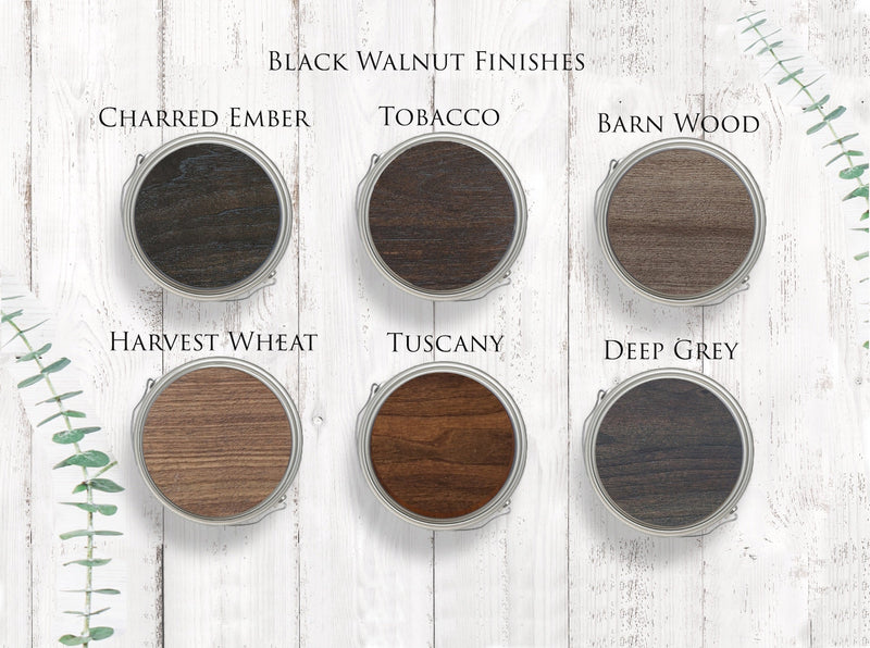 Black Walnut Finishes
