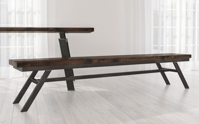 Fulton Modern Industrial Steel Bench