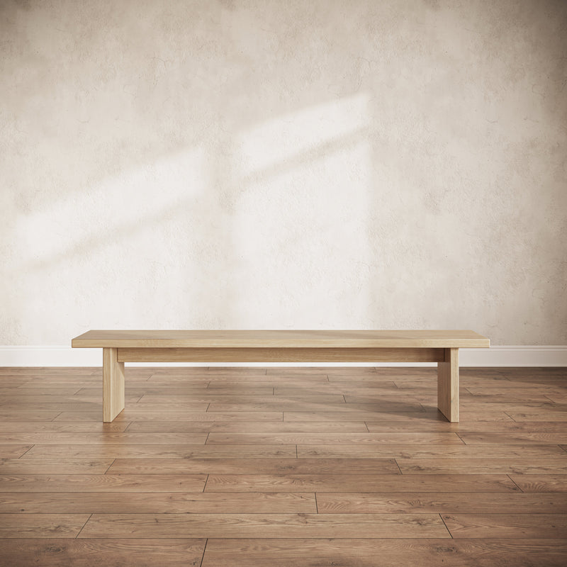Pictured at 7' L in Satin - No Stain Finish.