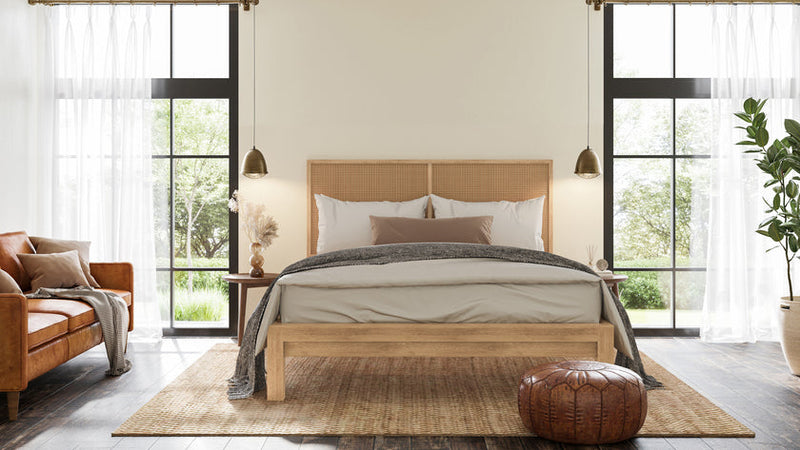 Jillian Rattan Bed