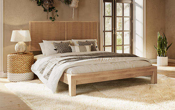 Pictured in Satin Finish. Pictured with the <a href="/products/marlowe-shag-area-rug">Marlowe Rug</a>.